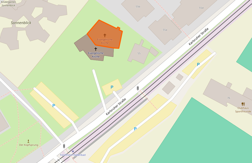 Rheinstetten, Gemeindehaus Ev. Pfarrgemeinde Forchheim